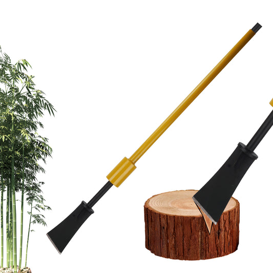 Root Cutting Tool Bamboo Tree Stump Remover Spade Shovel Garden Slayer Planting Puller Digging Bar - Heavy Duty