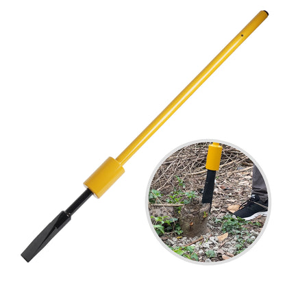 Heavy Duty Root Cutting Tool, Hole Digging Tool, Tamping Bars, Garden Remover Tool for Roots Rocks Shrubs Bushes Stumps