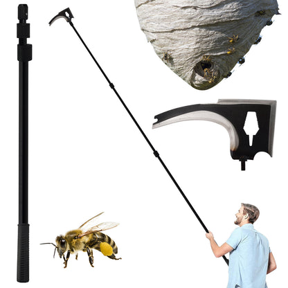 Wasps Nest Remove Tool Scraper Kit for Clean Hornets Yellow Jacket Bee Huge Nests Removal Trap