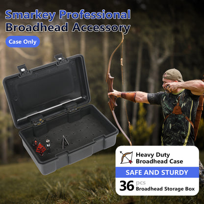 Smarkey Archery Box Broadhead Box Hunting Accessory Box