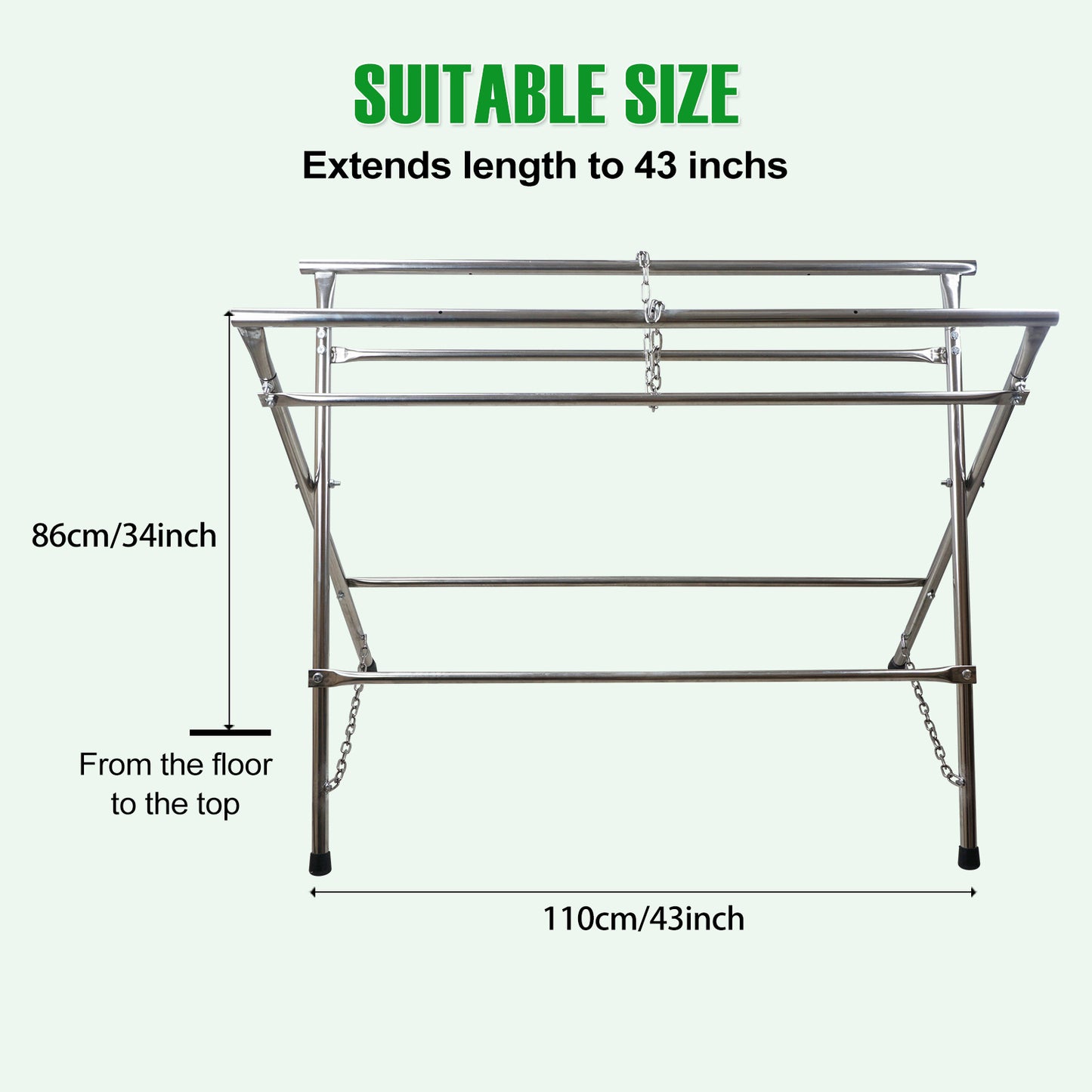 Deer Game Hunting Hoist Processing Rack Stand, Skinning Station Equipment Hide Tools for Hog Goat Sheep Boar Animal Field Dressing Cleaning Butchering