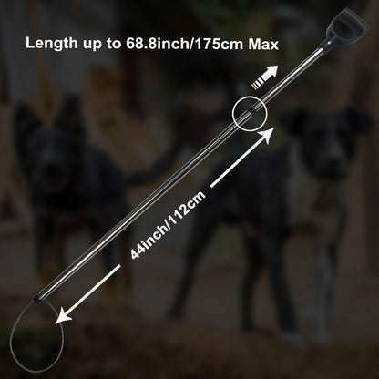 Animal Catch Pole Control Tool Kit is tailored for controlling hogs, dogs, pigs, and foxes. 44 inches for effective handling and control.