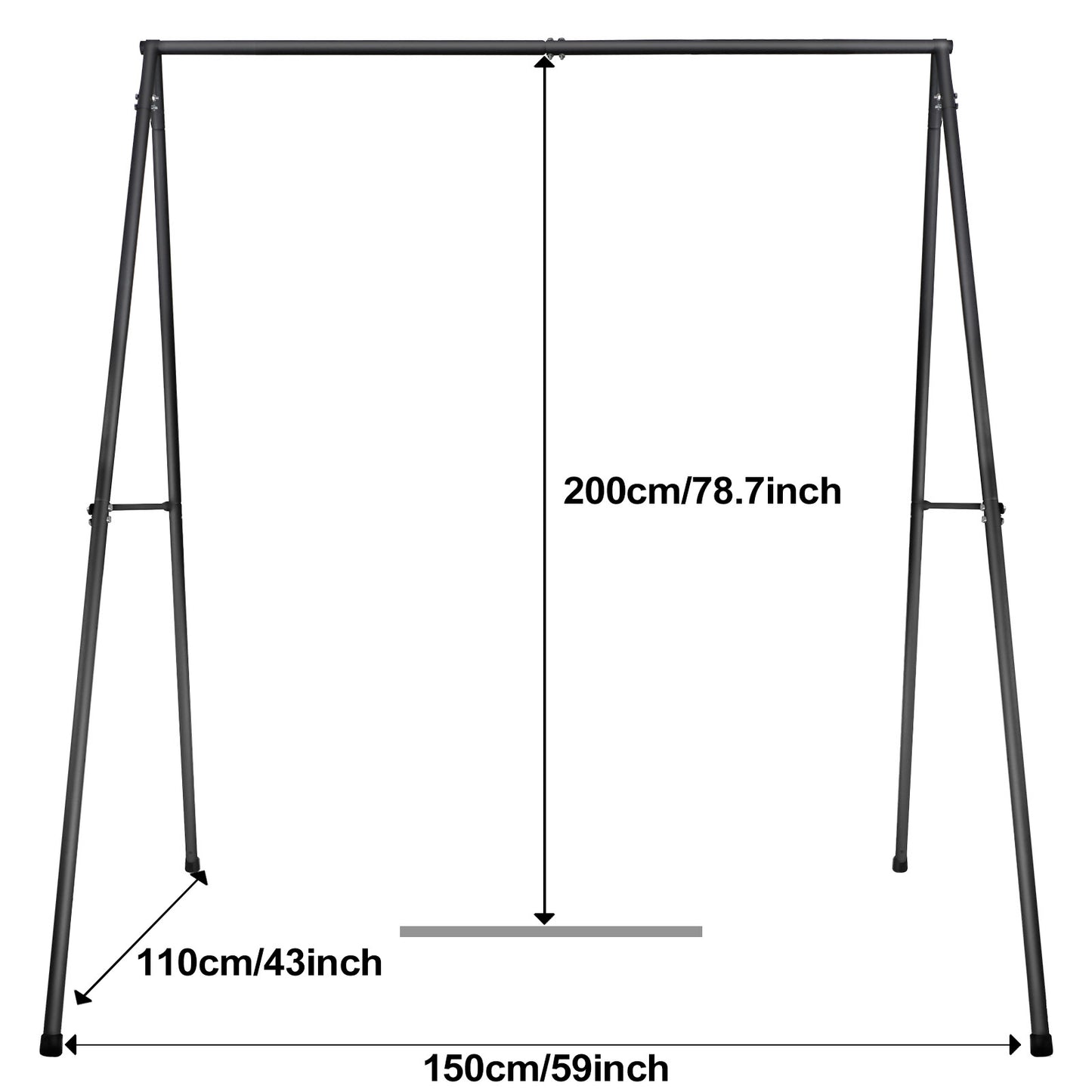 Sturdy Deer Game Hanger Hoist: A Tripod Stand for Deer Hanging, Skinning, and Butchering, Equipped with Two Meat Hooks for Hunting, Fishing, and Animal Dressing - Built for Heavy-Duty Use.