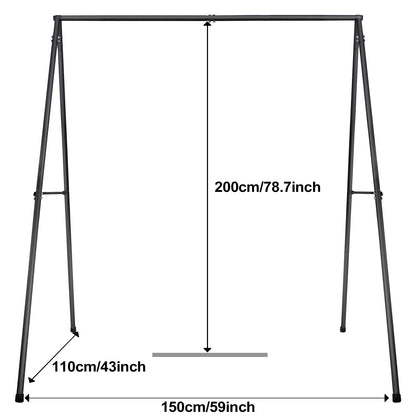 Sturdy Deer Game Hanger Hoist: A Tripod Stand for Deer Hanging, Skinning, and Butchering, Equipped with Two Meat Hooks for Hunting, Fishing, and Animal Dressing - Built for Heavy-Duty Use.